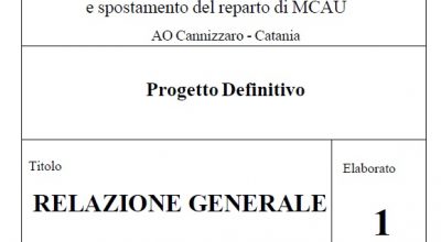 04.01.02. – TSI e reparto MCAU – A.O. Cannizzaro – Catania