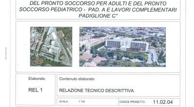 11.02.04. – Adeguamento PS adulti e pediatrico – P.O. Cervello – Palermo